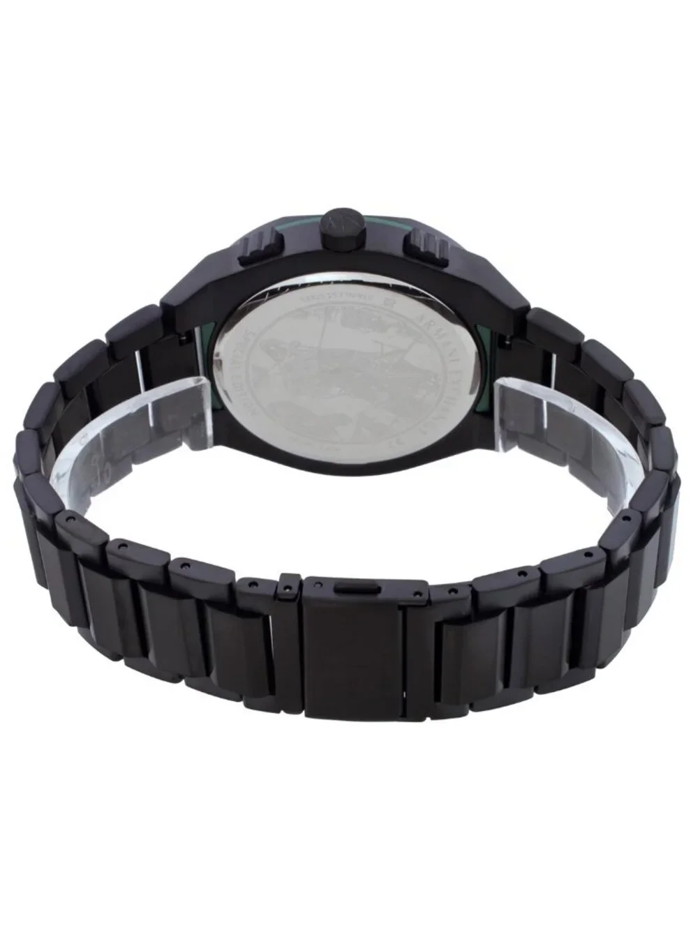NWT Armani Exchange Sync Chronograph Quartz Black Dial Men's Watch